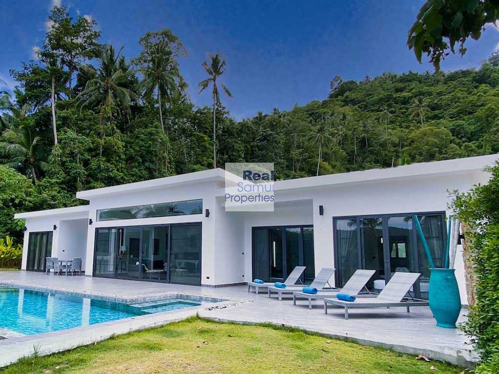 4-Bed Contemporary Hillside Villa, Lamai